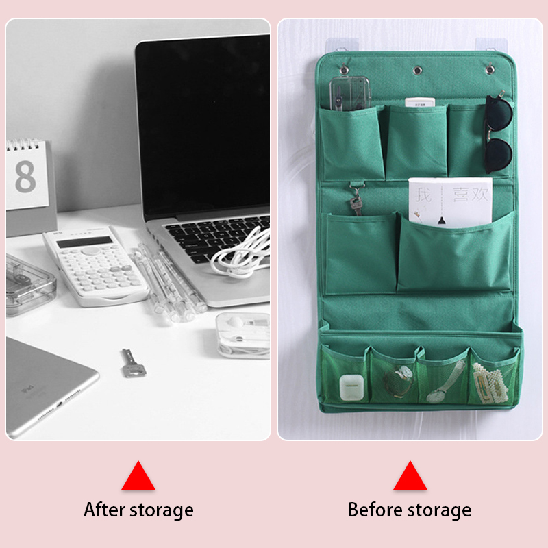 Bolsa de almacenamiento multifuncional para colgar en la pared para el hogar, artículos diversos artísticos de tela, bolsas de almacenamiento para armario, organizador de calcetines y ropa interior para dormitorio