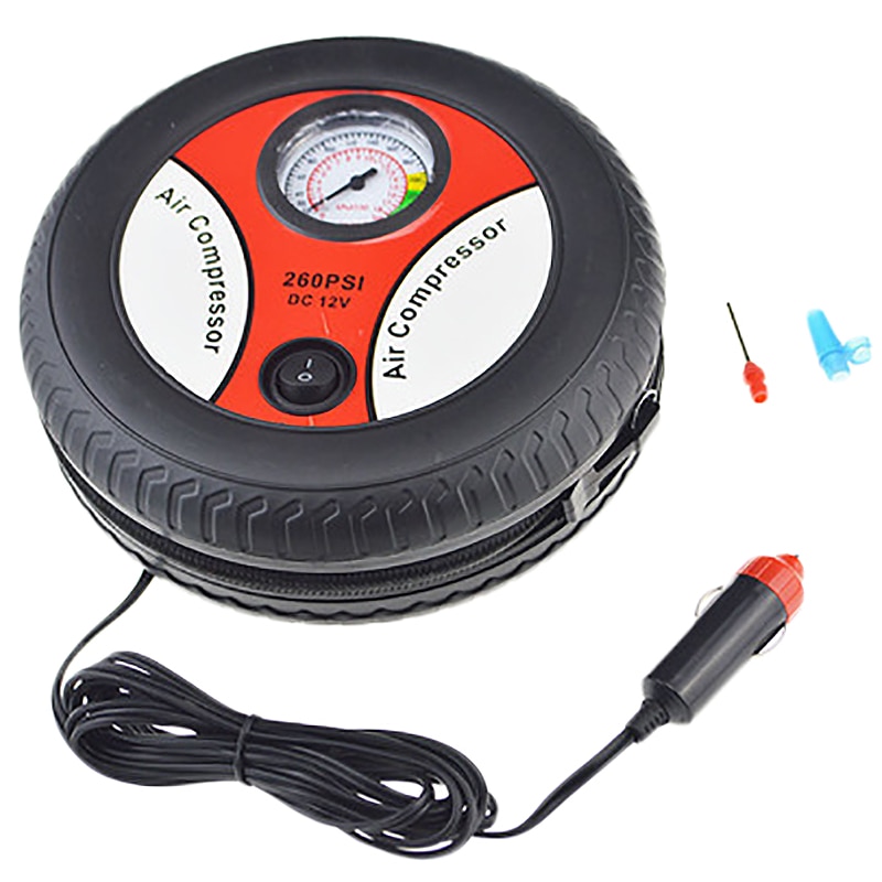 Rengaspaine auton ilmapumpun kompressori sähköinen kannettava auto 12v volttia 260 psi