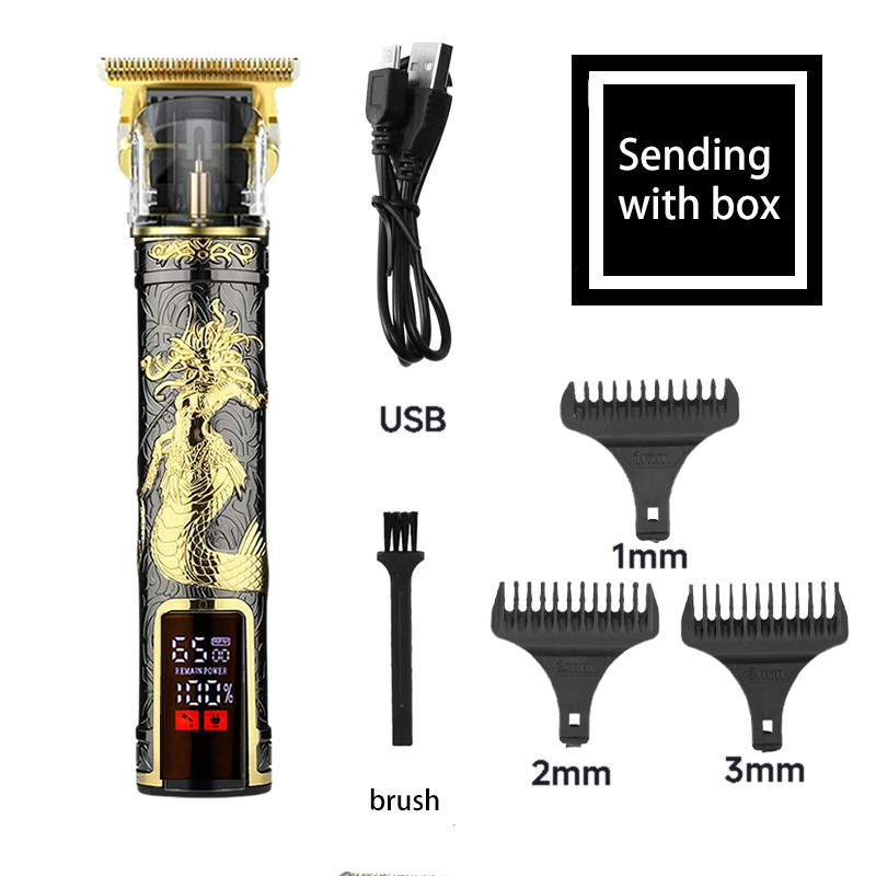 Neue Trimmer für Männer Barbier Einkaufen Haar Haarschneidemaschine männer Rasenmäihr Rasierer Bart Haarschnitt Maschine Elektrische Rasierer Haar Schneiden Maschine: Orange