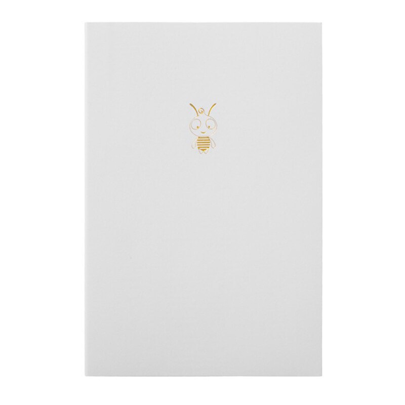 Agenda A6 A5 A4 Diary Planner Notebook Journal Drawing Dot Line Portable Supplies Organizer Schedule Stationery: A4 Bee-White