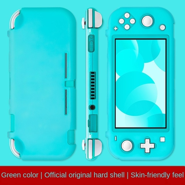 button Switch Console Kirby of star PC Protective Case For Nintendos Switch NS NX Joy-Con Cases Hard Back Cover Shell Accessoire: green