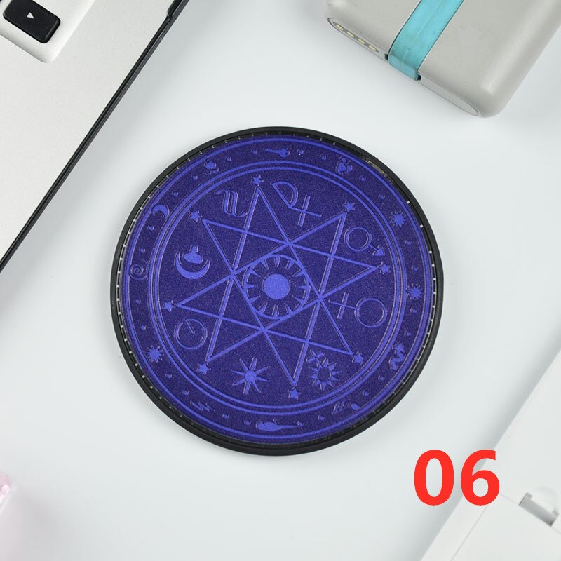 10W Magic Array Wireless Charger Fast Charging DesKtop Pad with LED Light for Samsung Galaxy S7 S6 S8 S9 S10 Plus for iPhone: 06