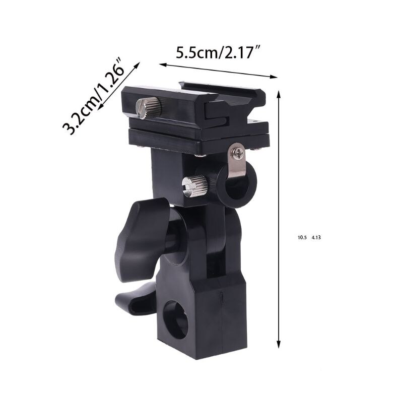 Photo Flash Adattatore Hot Shoe Mount Girevole Luce Del Basamento della Staffa B Umbrella Holder