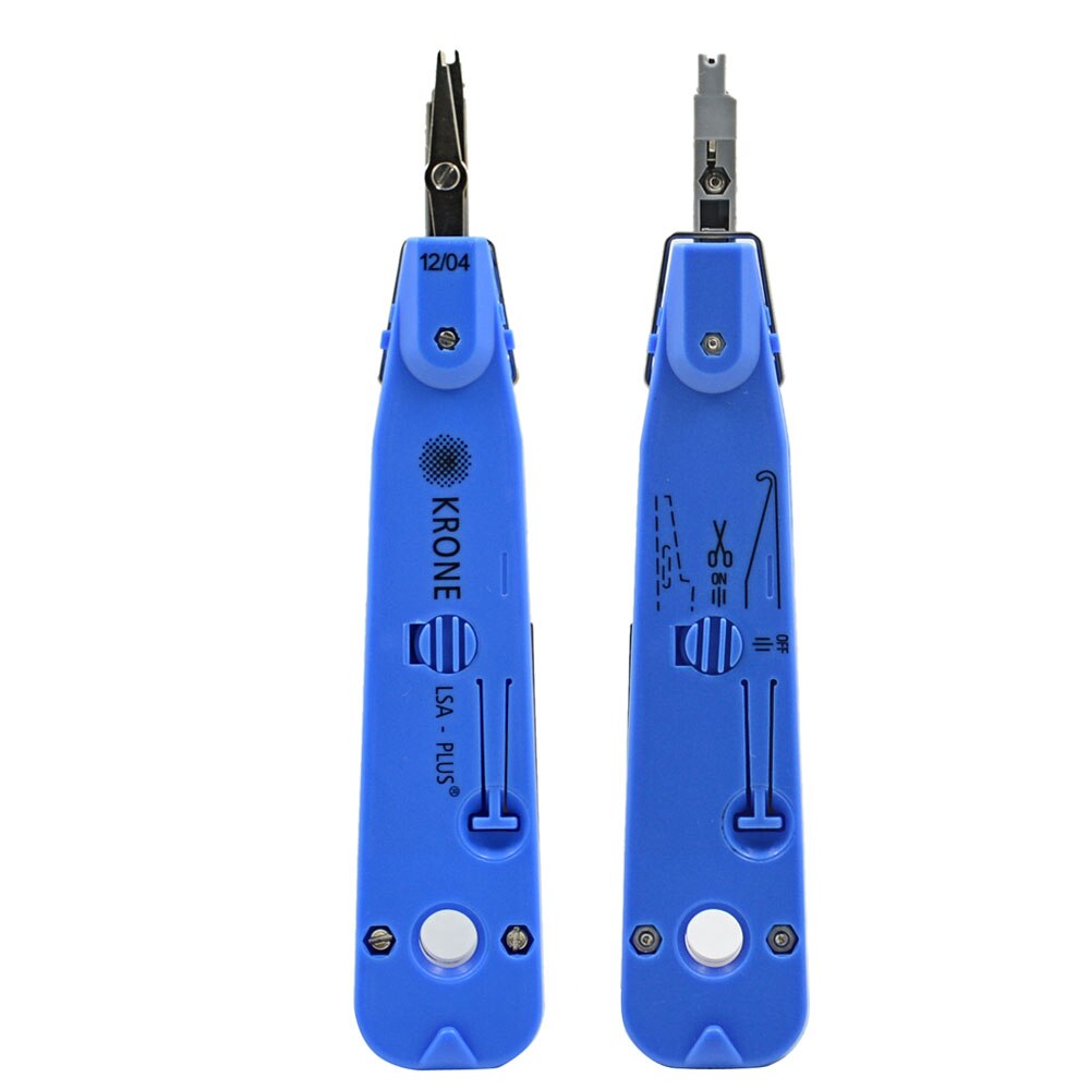 Brand Krone Lsa-Plus Kabelgereedschap Kit Met Sensor Voor Ethernet Lan Netwerk Cat5 RJ45 Kabel telecom Telefoon RJ11 Draad