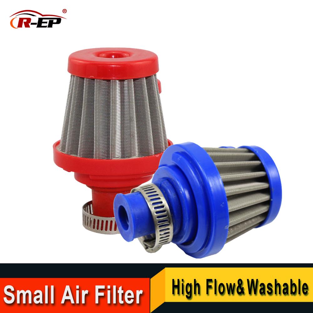 R-EP 12Mm Universele Kleine Luchtfilter High Flow Fit Voor Auto Motor Mini Breather Cold Air Intake Filter Sport racing