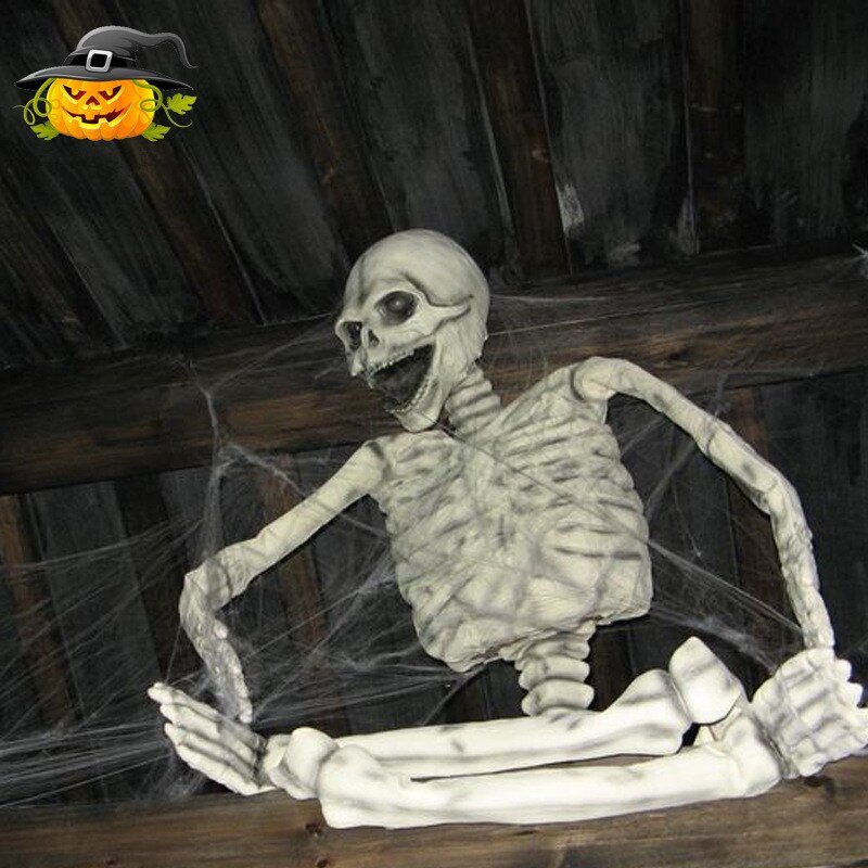 entsetzlich unheimlich Spinne Netz Bar Spukhaus Szene Requisiten Angeordnet Dekor Spinnennetz Halloween Dekoration Party