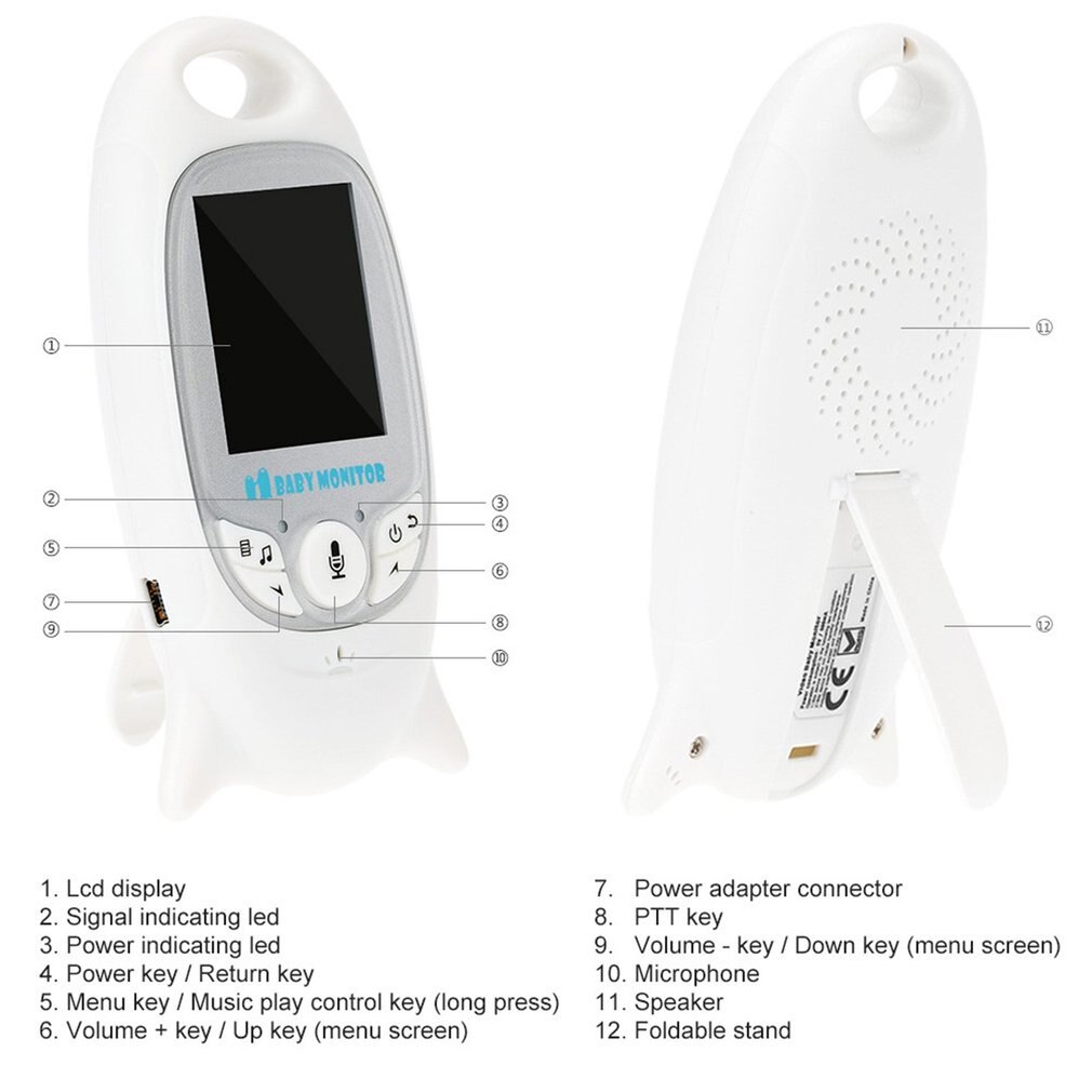 Vb601 trådløs babymonitor wifi-kamera fjernovervågningskamera smart tovejs stemmeovervågningskamera infrarødt kamera