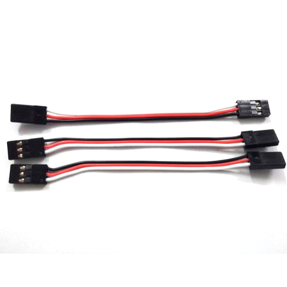 10pcs 100mm 150MM 200MM 300MM 500MM Servo extension cord Male to Male for JR Plug Servo Extension Lead Wire Cable 10cm