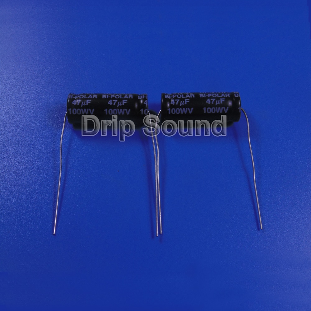 2 stuks 12uf-100uf 100v luidspreker frequentiedeler versterker crossover luidsprekers filter circuit bipolaire niet-polariteit condensator