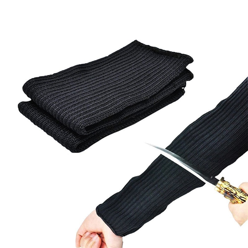 Steel Wire Safety Cut Proof Arm Sleeve Anti Knife Guard Bracer Stabproof Armband Work Labor Protection Anti Abrasion