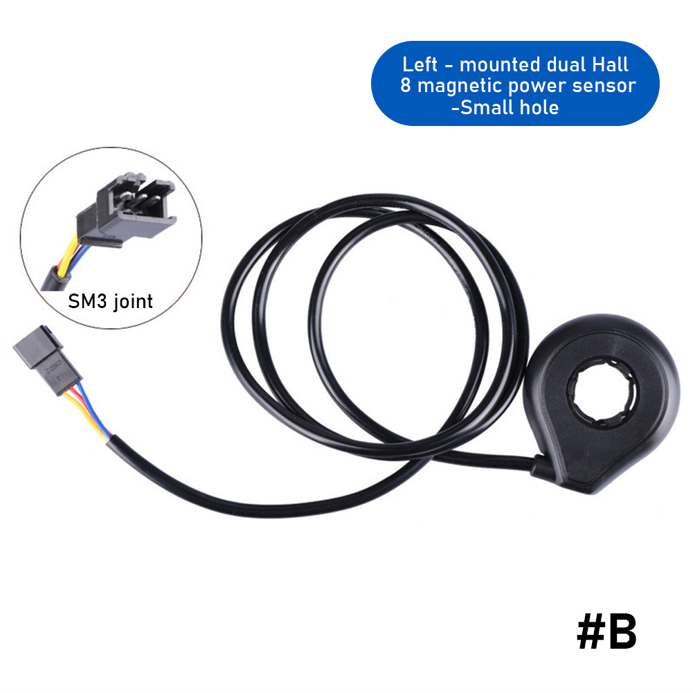 Single Double Hall Speed Sensor E-bike Electric Bicycle 5/8/12 Magnet Split Disk Pedal Assistant Sensor PAS System DIY Part: B
