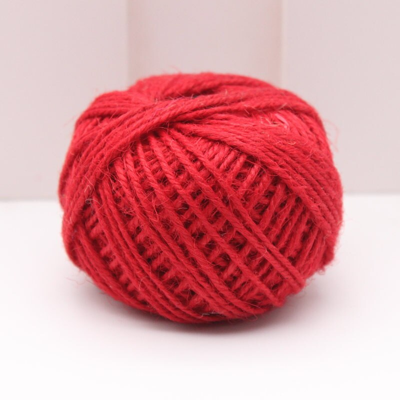 40 metriä / rulla 2mm pehmeä tekstuuri hamppuköysi narut tee itse maljakko vaatteet hattu kengät unesieppari juhla koriste materiaali köysi: C