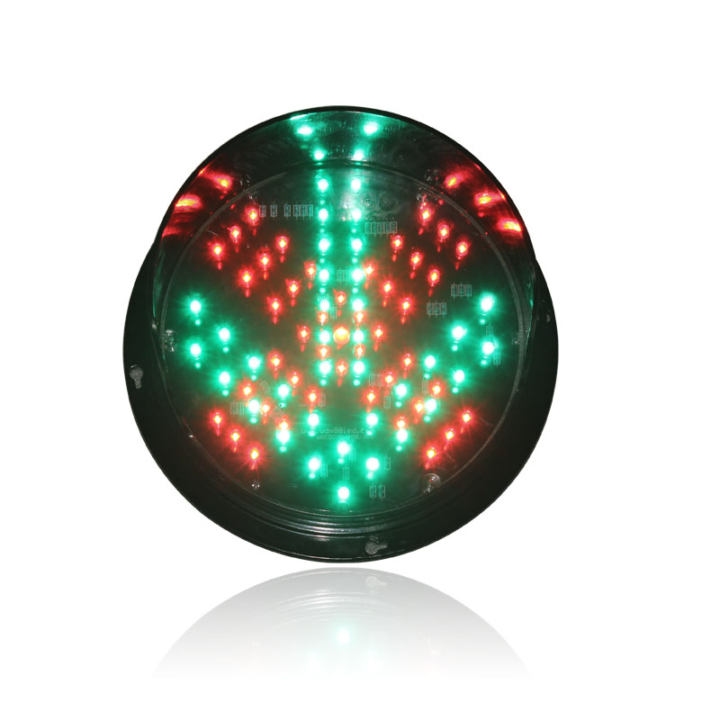 DC24V Or DC12V 8 inch LED traffic light module red cross green arrow LED replacement for