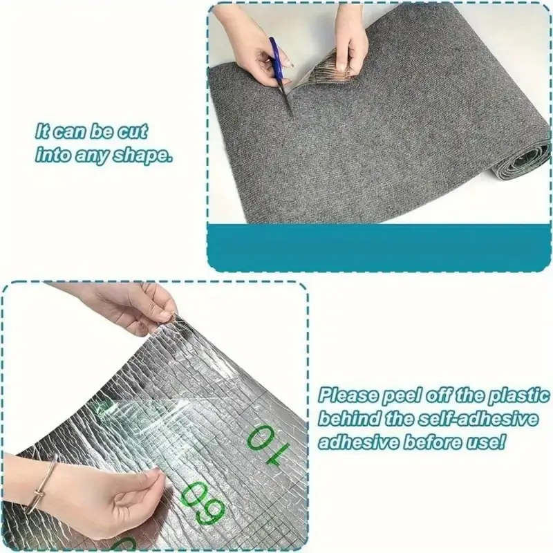 NONOR-Tapis auto-adhésif à gratter pour chat, Polymères à gratter, Tapis à tailler, Protection anti-rayures, Canapé, Meubles