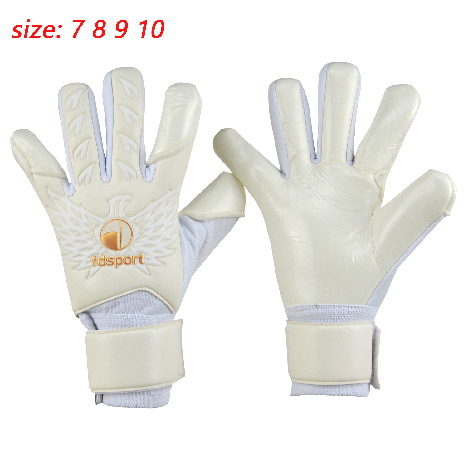 Predator Voetbal Doelman Handschoenen Kids Volwassenen Thicken Latex Zonder Fingersave Non-Slipand Slijtvaste