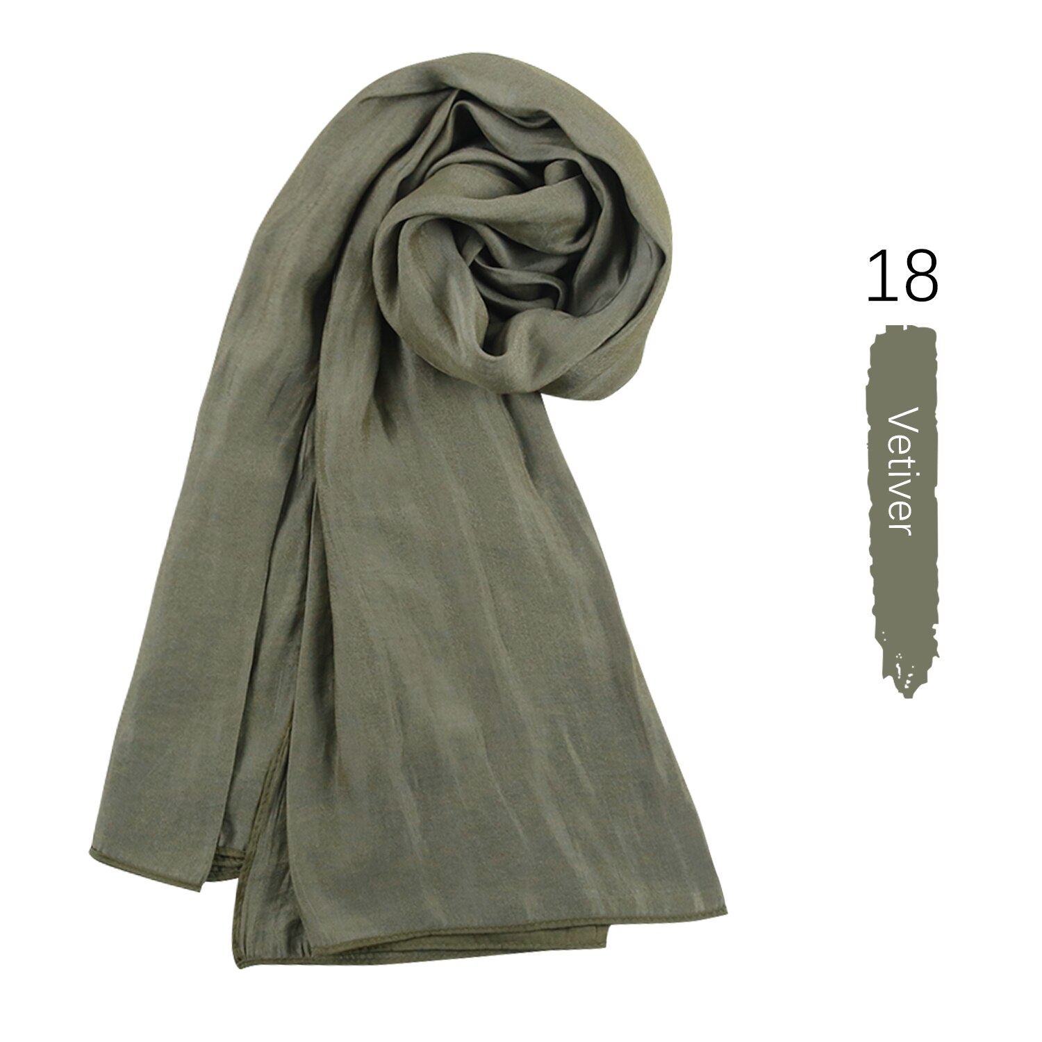 180*80cm miękki woal hidżab szalik dla muzułmanki Kim SideHeadscarf femme musulman holandia arabskie szale i okłady: 18