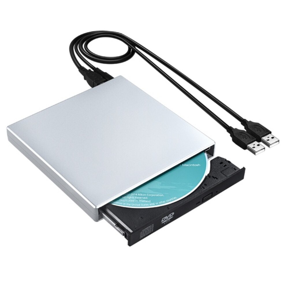 lecteur DVD Externe USB CD-RW Enregistreur DVD/Lecteur CD Lecteur Lecteur Optique pour Ordinateur portable Macbook pc Windows7/8 freeship