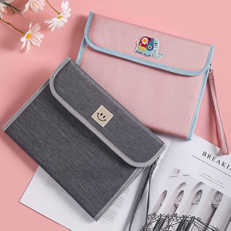 Reizen Noodzakelijk Aktetassen Waterdichte Multifunctionele Document Zak Vrouw Kantoor Materiaal Organizer Handtas Accessoires Benodigdheden