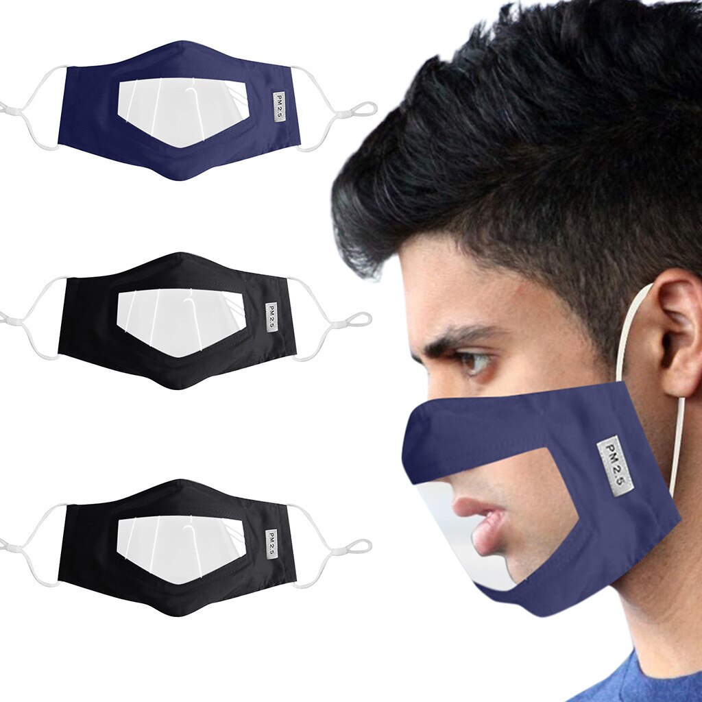 Makss Bambini Bambino Aldult Viso Maks Con Finestra Trasparente Visibile Espressione Per Non Udenti E Problemi Di Udito Mascarillas Masque: I