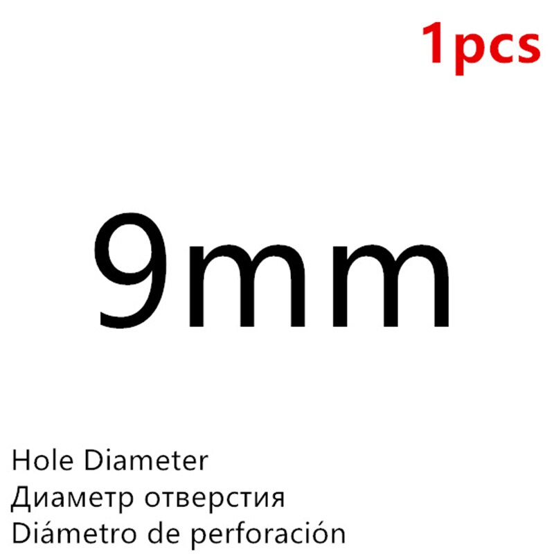 1 Punching Leather Hole Punch Round Steel Leather Craft Hollow Hole Punch 1mm-25mm Metal Gaskets Plastic Rubber Tools: 1pcs 9 mm