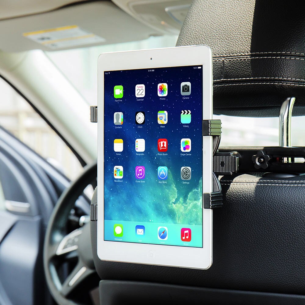 FLOVEME 7-11 &#39;&#39;Universele Auto Tablet Houder iPad 11 Mini 1 2 3 4 5 air 2 Stand Auto Back Seat Hoofdsteun Mount Houder –