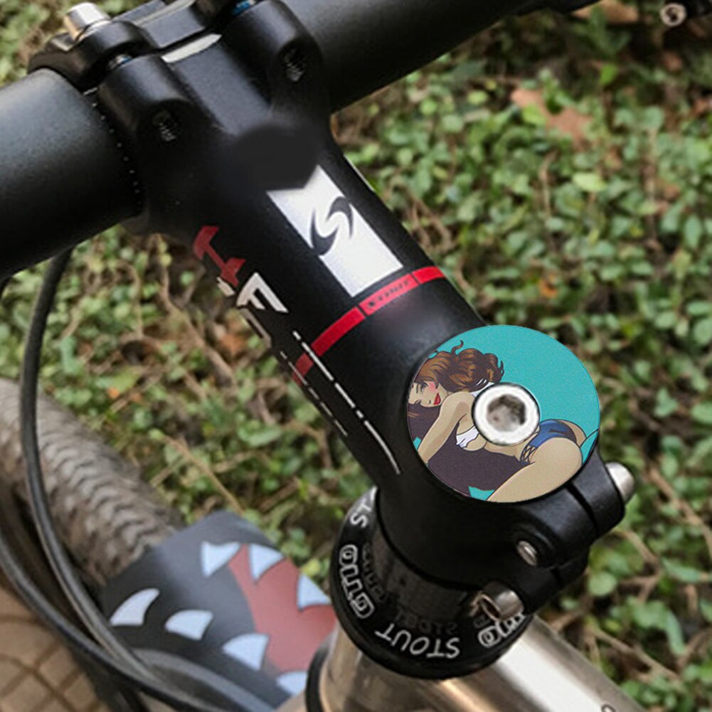 Fiets Headset Top Cap Threadless Stem Cover Road Mtb Stuurpen Accessoires Headset Top Cap Cover Voor 28.6Mm Vork buis