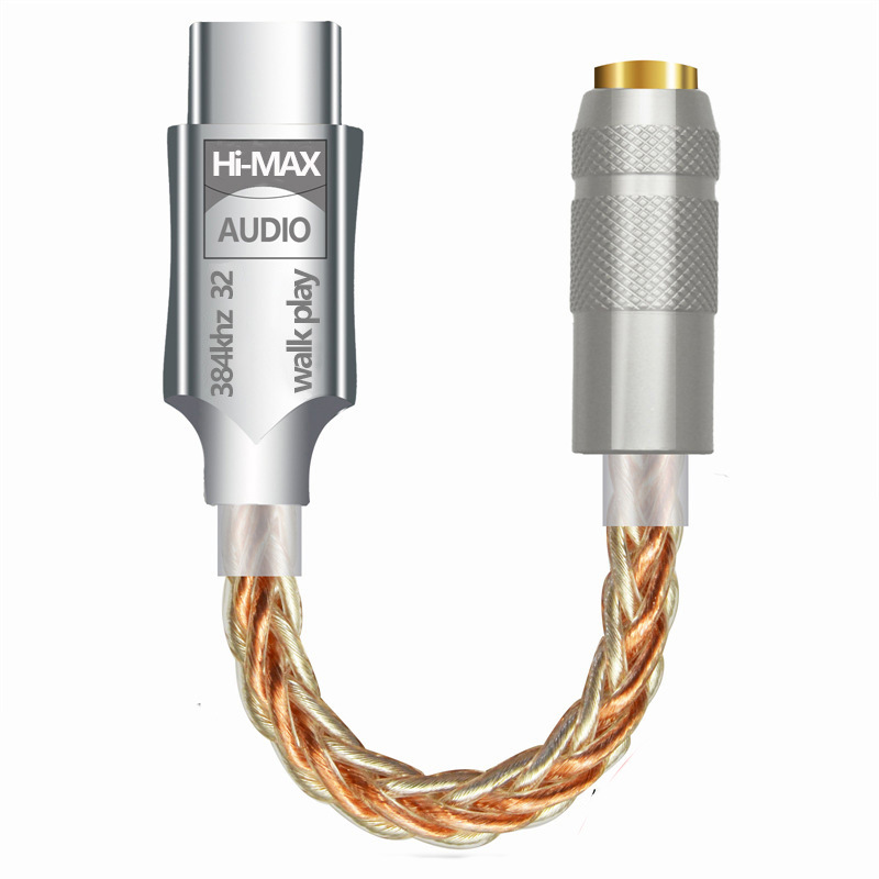 CX31993 Audio Decoder CB1200AU Chip Geluidskaart Digitale Decoder HiFi DAC Type C naar 3.5 Hoofdtelefoon Adapter Decoderen AMP Voor Android: WHITE