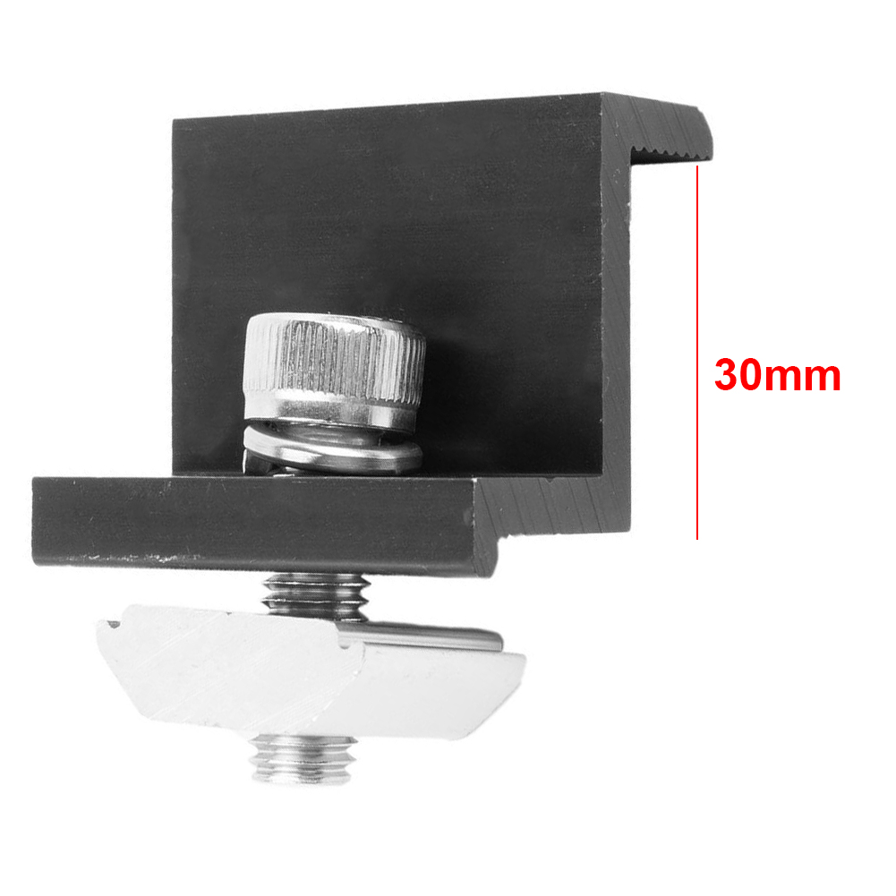 Solar Panel Mounting Fixing Clamp PV End Clamp Middle Clamp Mounting 30mm/35mm PV Panel Clip For Solar Panel: MULTI