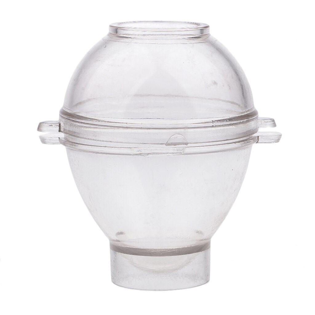Clear Egg Shape Plastic Mold DIY Clay Jewelry Making Tool For Soap Candle Making