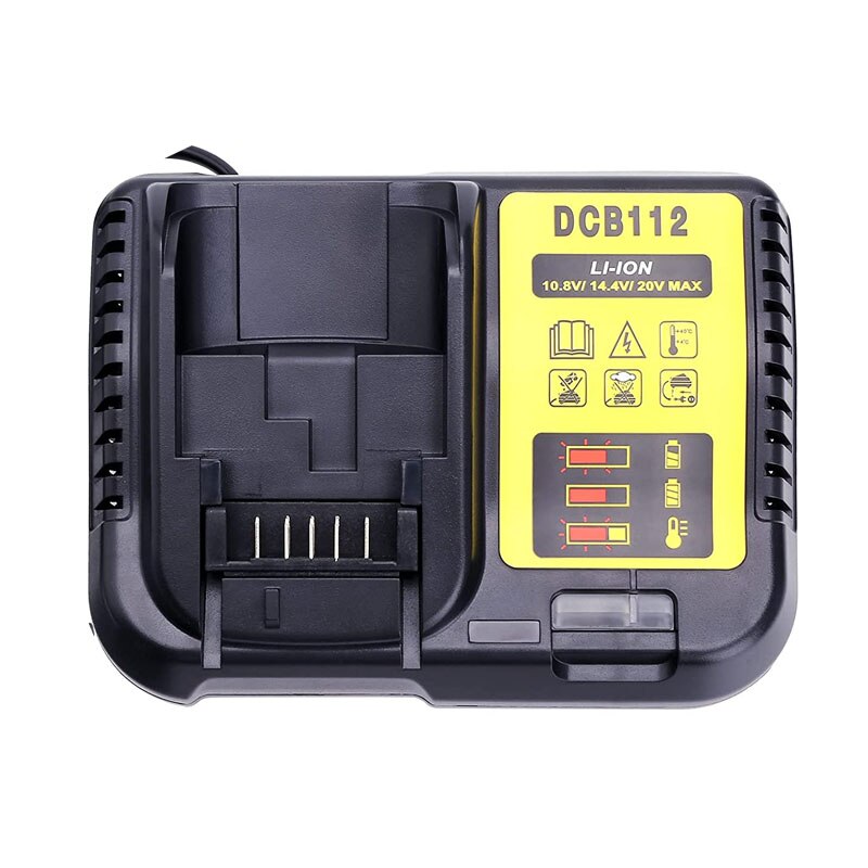 4.5a dcb 118 încărcător de baterie pentru baterie dewalt 10.8v 12v 14.4v 18v 20v dcb 200 dcb 101 dcb 115 dcb 107 dcb 105 dcb 140 &amp;dcb 112: Dcb 112 / S.u.a