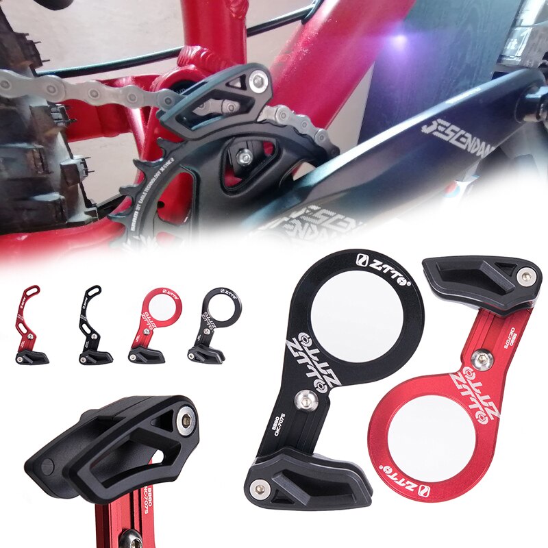 Guía para cadena bicicleta de montaña de aleación de aluminio de montaje CNC marcha única de tensor de cadena MTB bicicleta accesorios