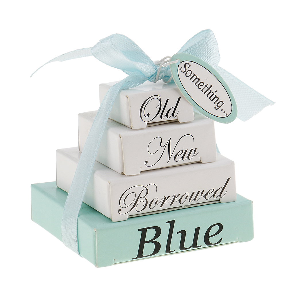 Wedding Note Planner Boxes Special Mini Nesting Box Bridal Something Old Borrowed Blue Note Planner