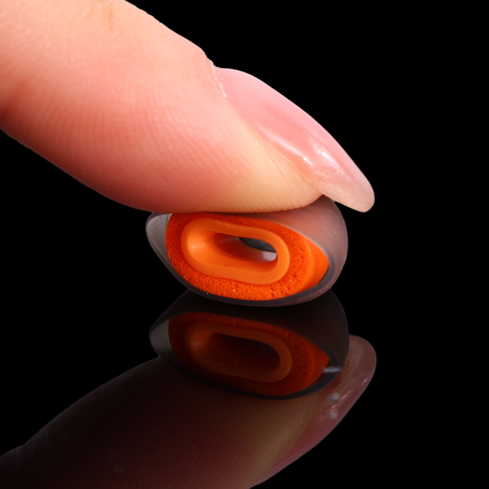 Replacement Memery Foam Eartips For Universal Earphone with 4.5mm Inner Hole Headphone Earbuds Silicone Earplug Caps S M L