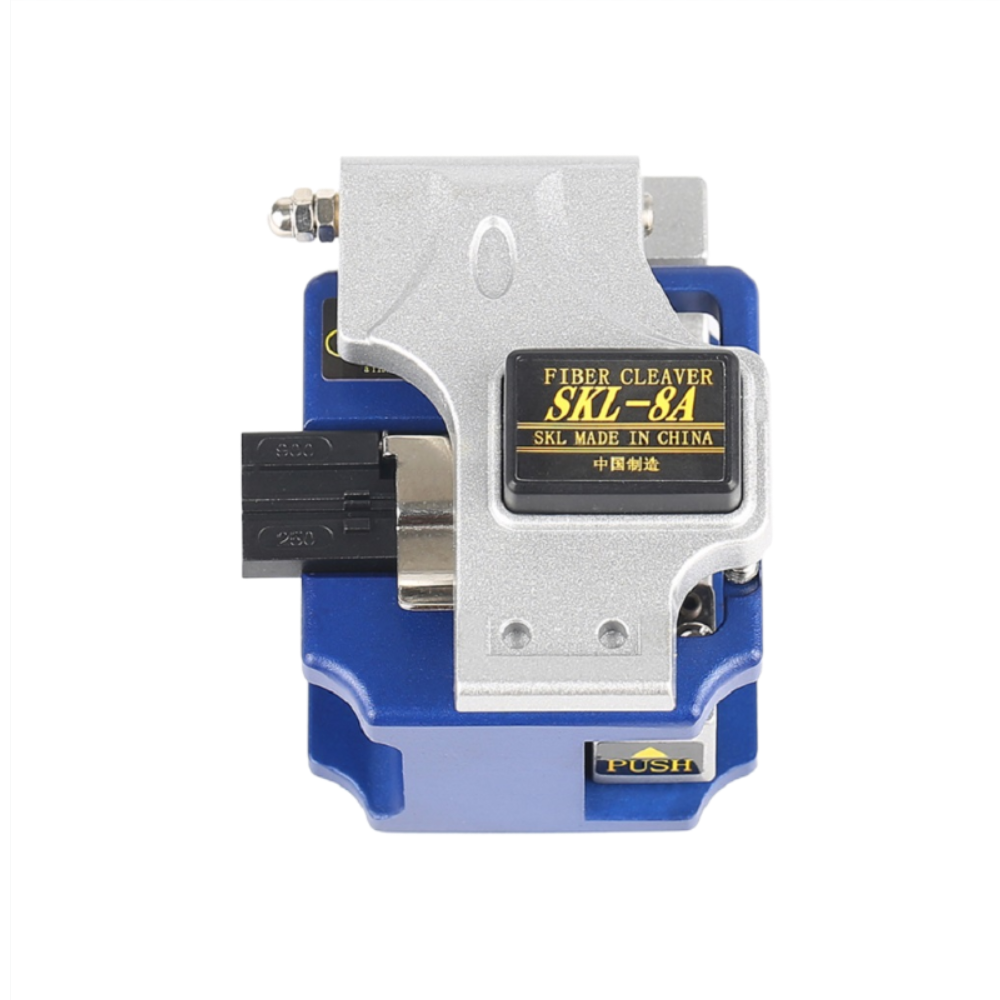 Blue SKL-8A High precision Optical Fiber Cleaver FTTH melt cold joint general Optical Fiber Cutter cable fiber cleaver