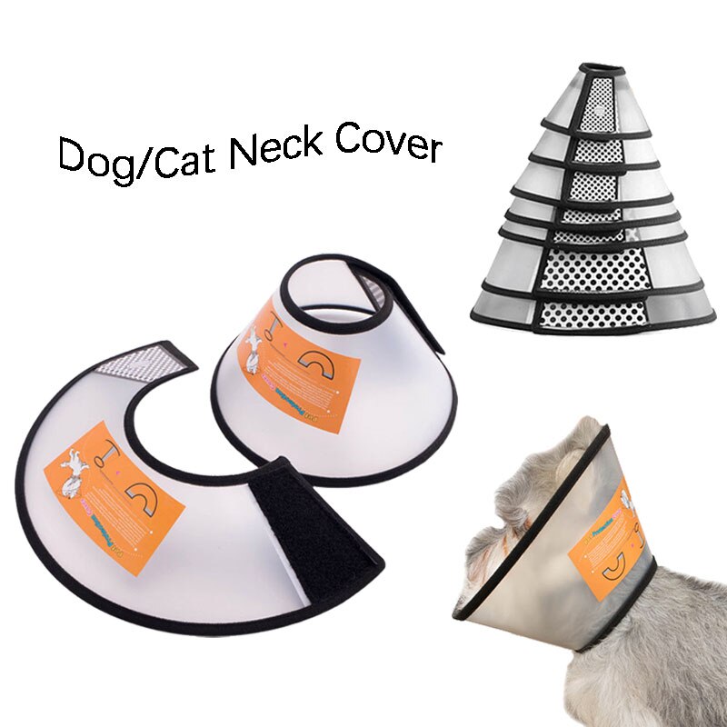 Collar para perro mascota Anti-mordedura bozales operación belleza gorros y sombreros gato cuello de embudo cubierta que morder lamer protectora de seguridad