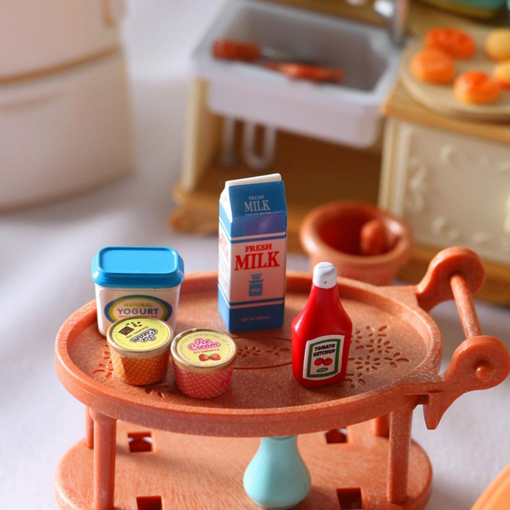 5 Pcs Miniatuur Speelgoed Multi-Gebruik Handgemaakte Plastic Miniatuur Speelgoed Display Voor Thuis
