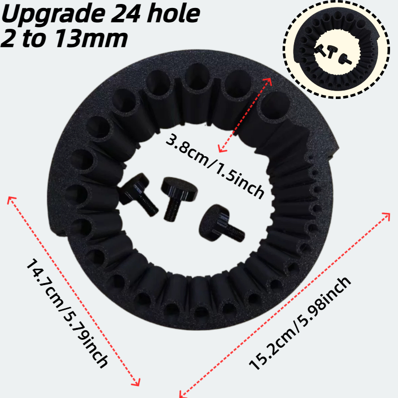 Upgrade 118 Degree Angle Grinder Drill Bit Sharpener Power Drill Bit Grinding Tool for 2 to 13mm Drill Bits Powered Tool Parts: Orange