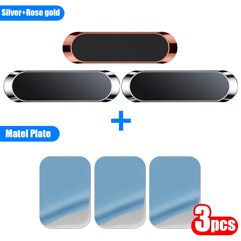 3 sztuk magnetyczny uchwyt samochodowy telefon automatyczny magnes góra telefon komórkowy stojak telefon GPS wsparcie dla iPhone Xiaomi Huawei Samsung: 05