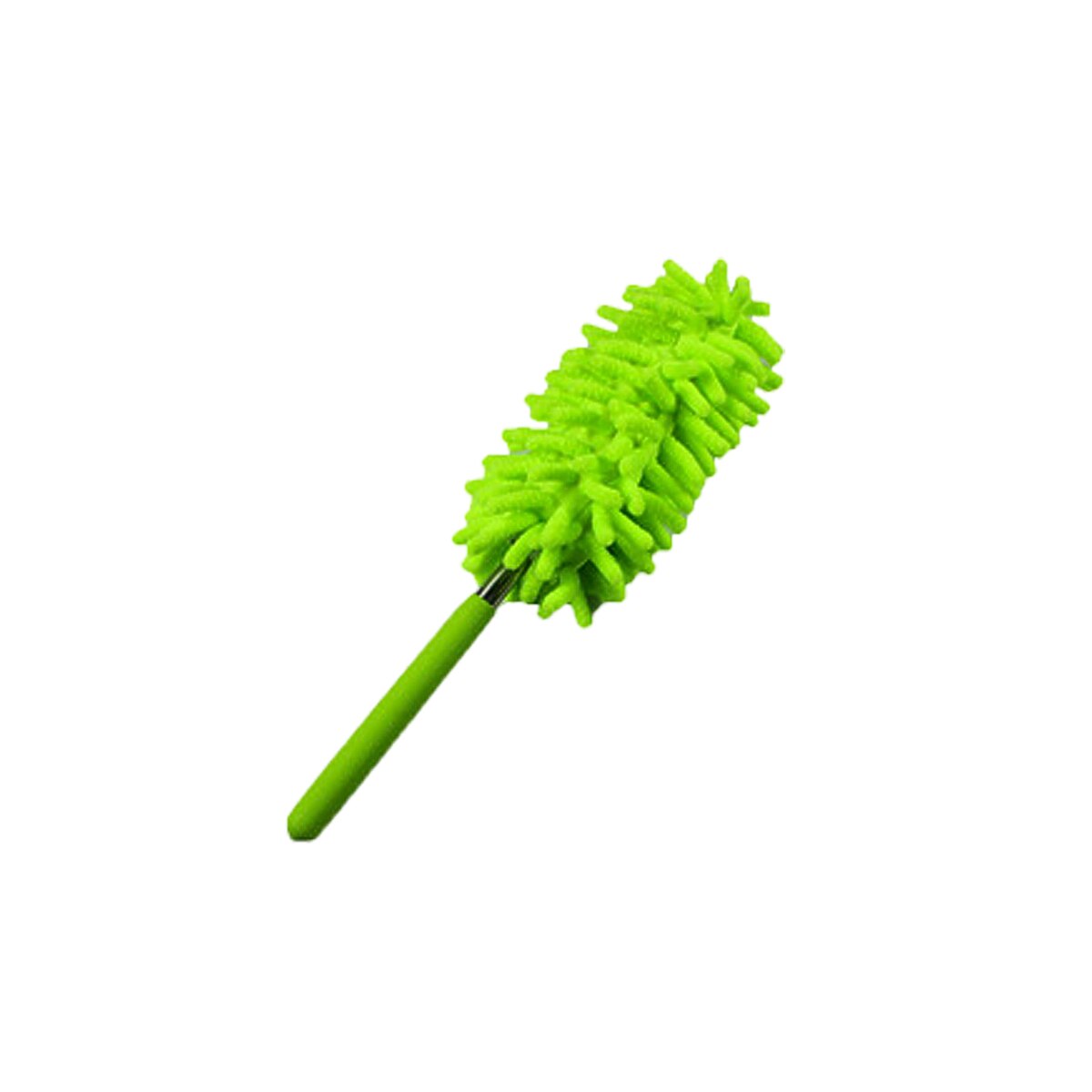 Extendable Telescopic Microfibre Duster Cleaning Brush Washable Table Car Anti-Static House Cleaning Brush 27-75 cm: Green
