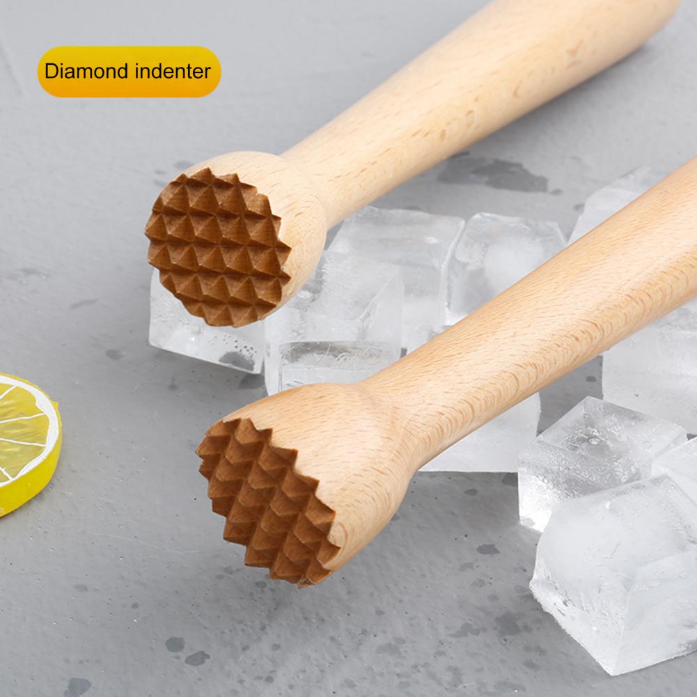 Bâton de mélange de thé, bâton d'agitation en bois à Long manche marteau de jus de citron, bâton de mélange de thé pour Bar