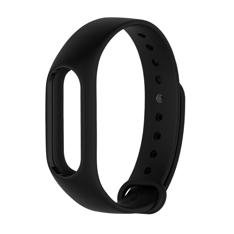 Mi Band 2 Correa para Xiaomi Mi Band 2 pulsera Pulseira Correa de muñeca para Miband 2 pulseras de silicona accesorios Correa: black