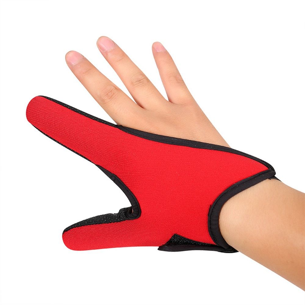 Guantes de pesca antideslizantes y anticortes, manoplas protectoras de 2 dedos, accesorios para aparejos de pesca, guantes de ciclismo, primavera y verano: Negro