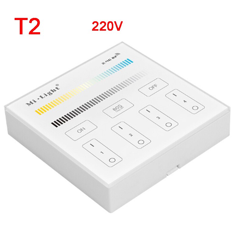 Pl2 40w farvetemperatur led panel lys driver 220v miboxer 2.4g cct smart panel fjernbetjening  b2/t2/ fut 091/ fut 006/ fut 007: T2 220v