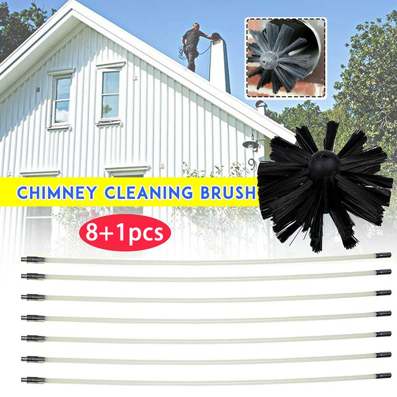 Tiges flexibles pour nettoyage de cheminée, brosse – Grandado
