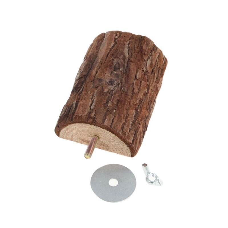 Haustier Papagei Holz Vogel KäFeige Sitzstangen Stehen Plattform Sittich Wellensittich Ratte Spielen Spielzeug: B