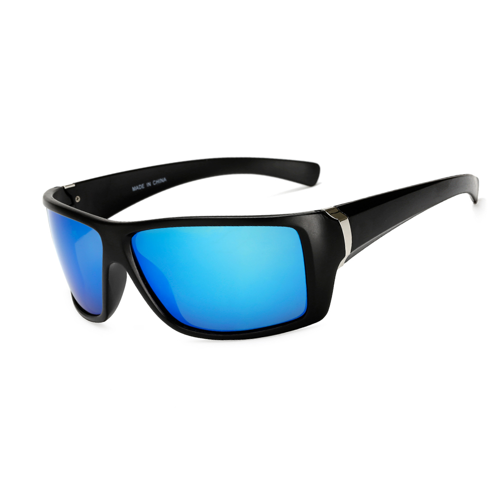 AIELBRO hommes polarisé cyclisme lunettes de soleil dégradé mâle conduite verre UV400 polarisé lunettes Style lunettes lunette: C04 SandBlackBlue