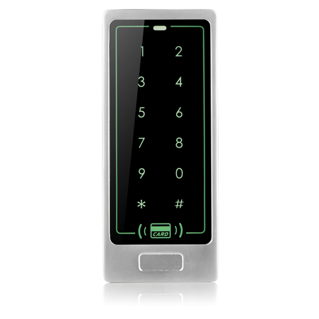 Automatic Door Controller Password Numeric Keyboard for Access control RFID Waterproof Smart Home Door Security Anti-theft Syste: Ordinary silver