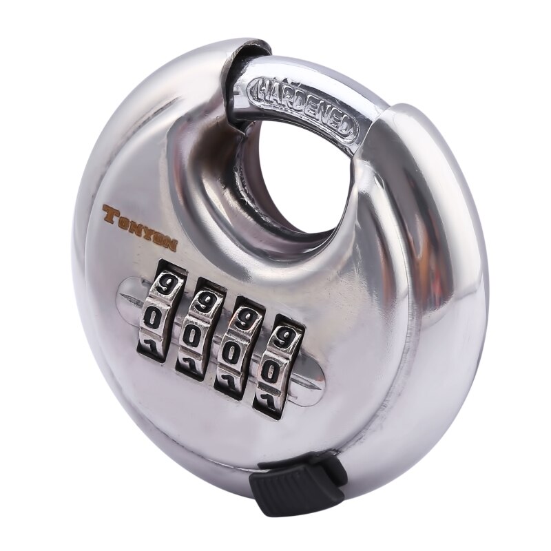 4 Dial Digit Combination Lock Weatherproof Protection Security Padlock Outdoor Suitable For Sheds Lockers Gyms Safely Code Lock