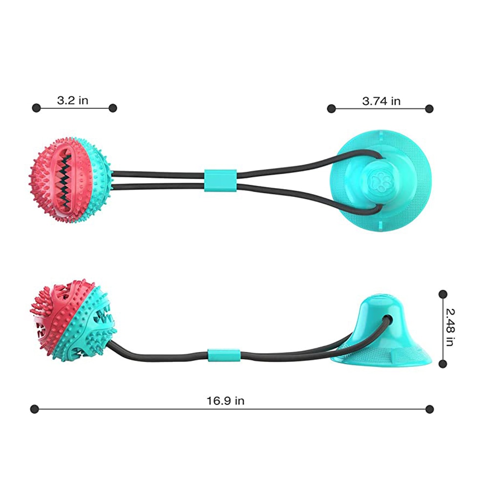smart interaktiv hundeleke godbit dispensere sugekopp trykk ball hund interaktiv planet lekkasje matte leke hundemat godbit ball bolleleke