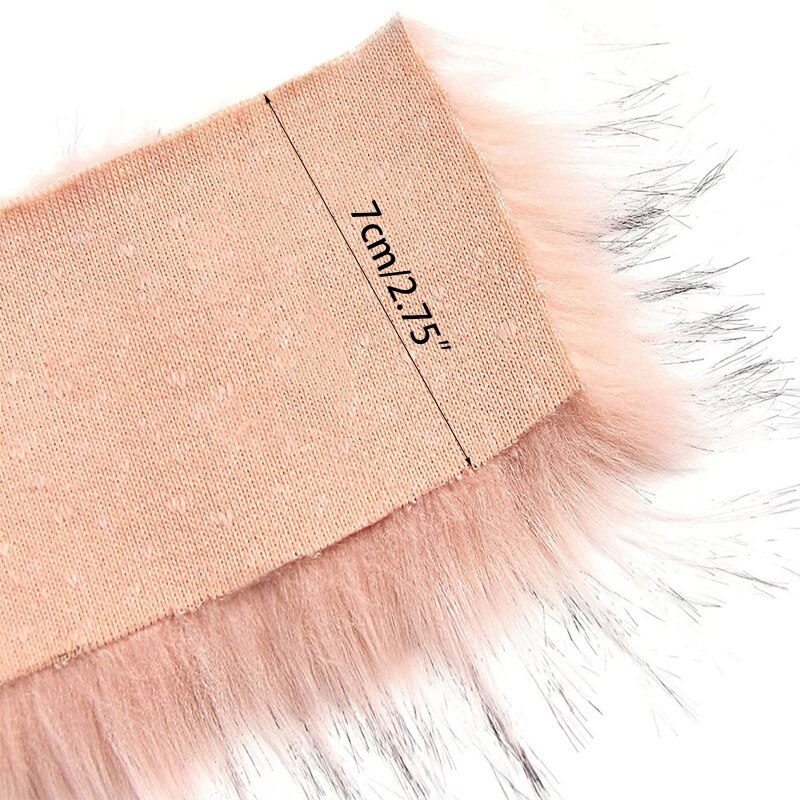 Faux Fur Trim Comfortabele Bont Lint Tape Diy Kleding Naaien Craft Kostuum Decoratie Harige Streep Voor Maken Haar